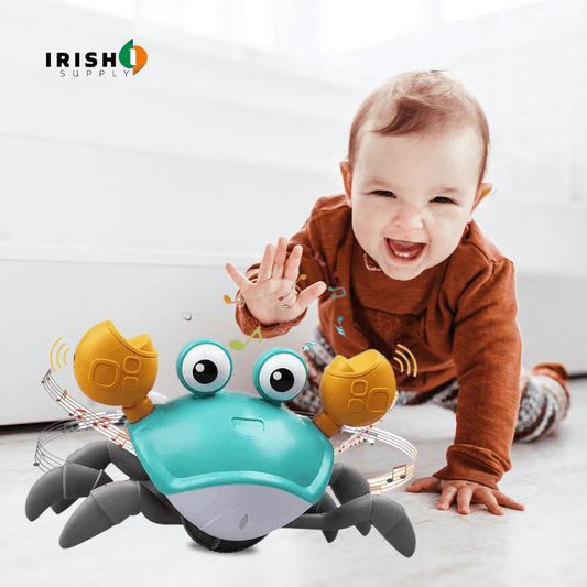 Fun Tummy Time Crawling Crab