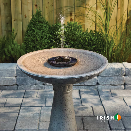 Solar Splash Bird Bath Fountain