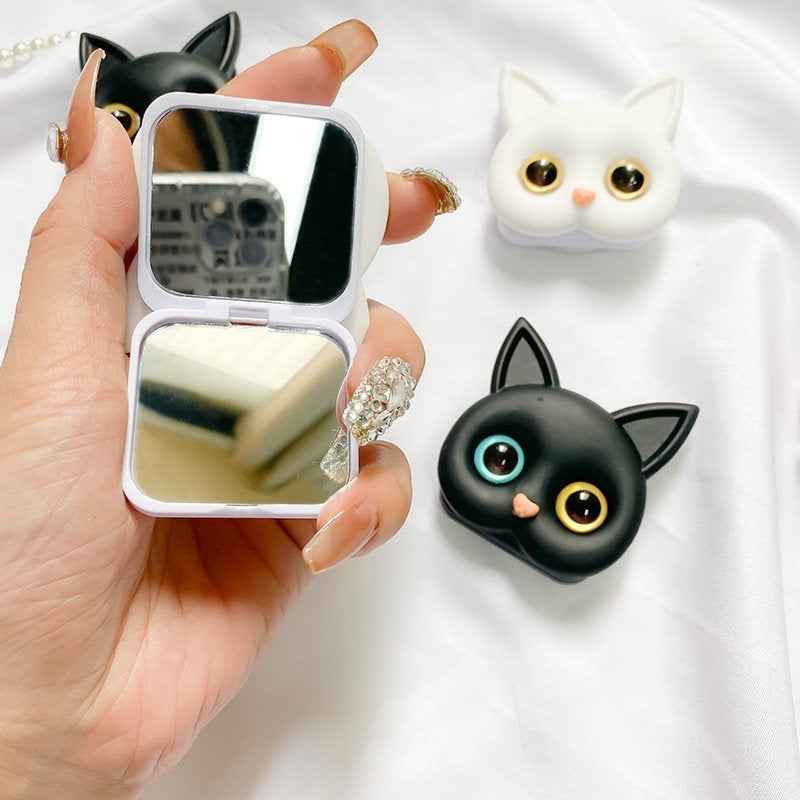 Cute Cat Mirror Phone Stand