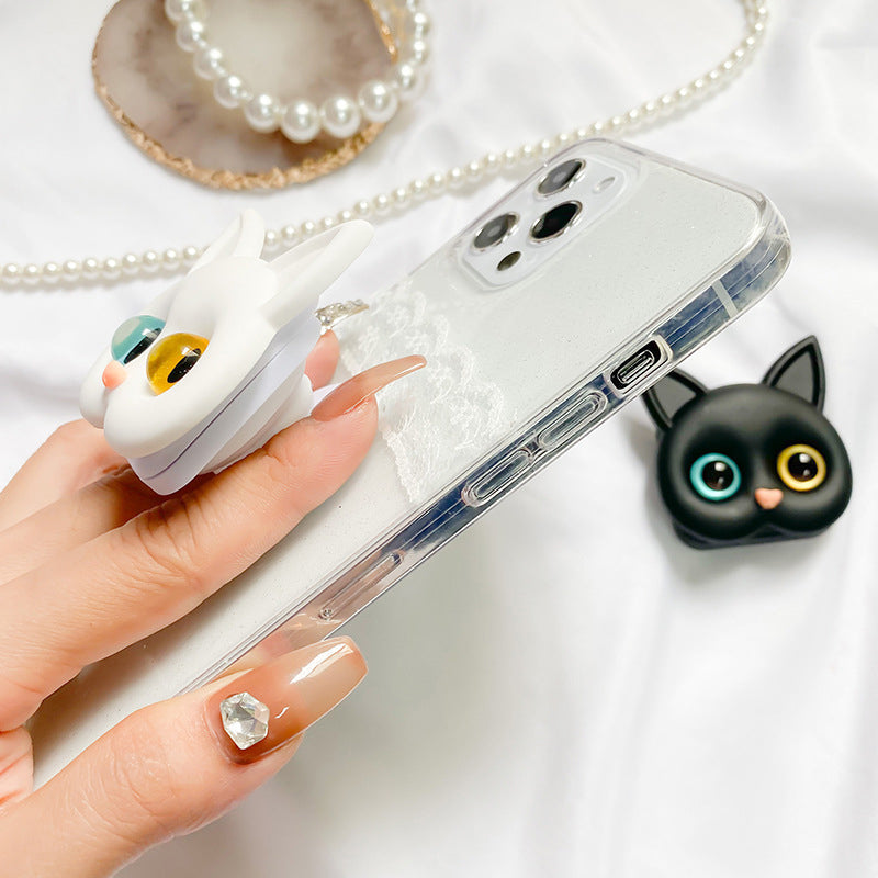 Cute Cat Mirror Phone Stand