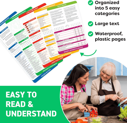 Easy Air Fryer Cooking Guide Magnets