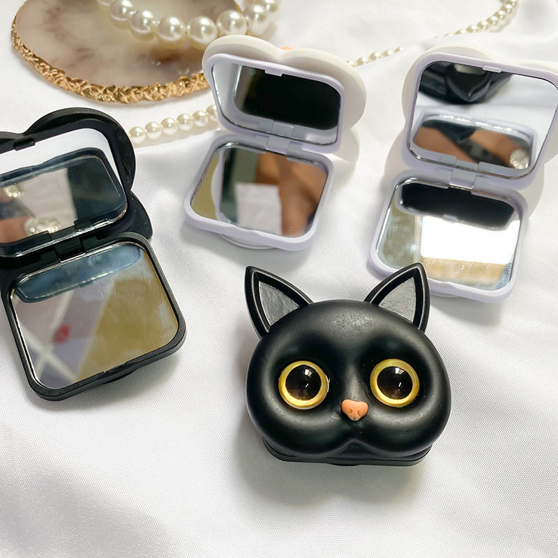 Cute Cat Mirror Phone Stand