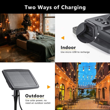 Solar-Powered Weatherproof Garden Lights