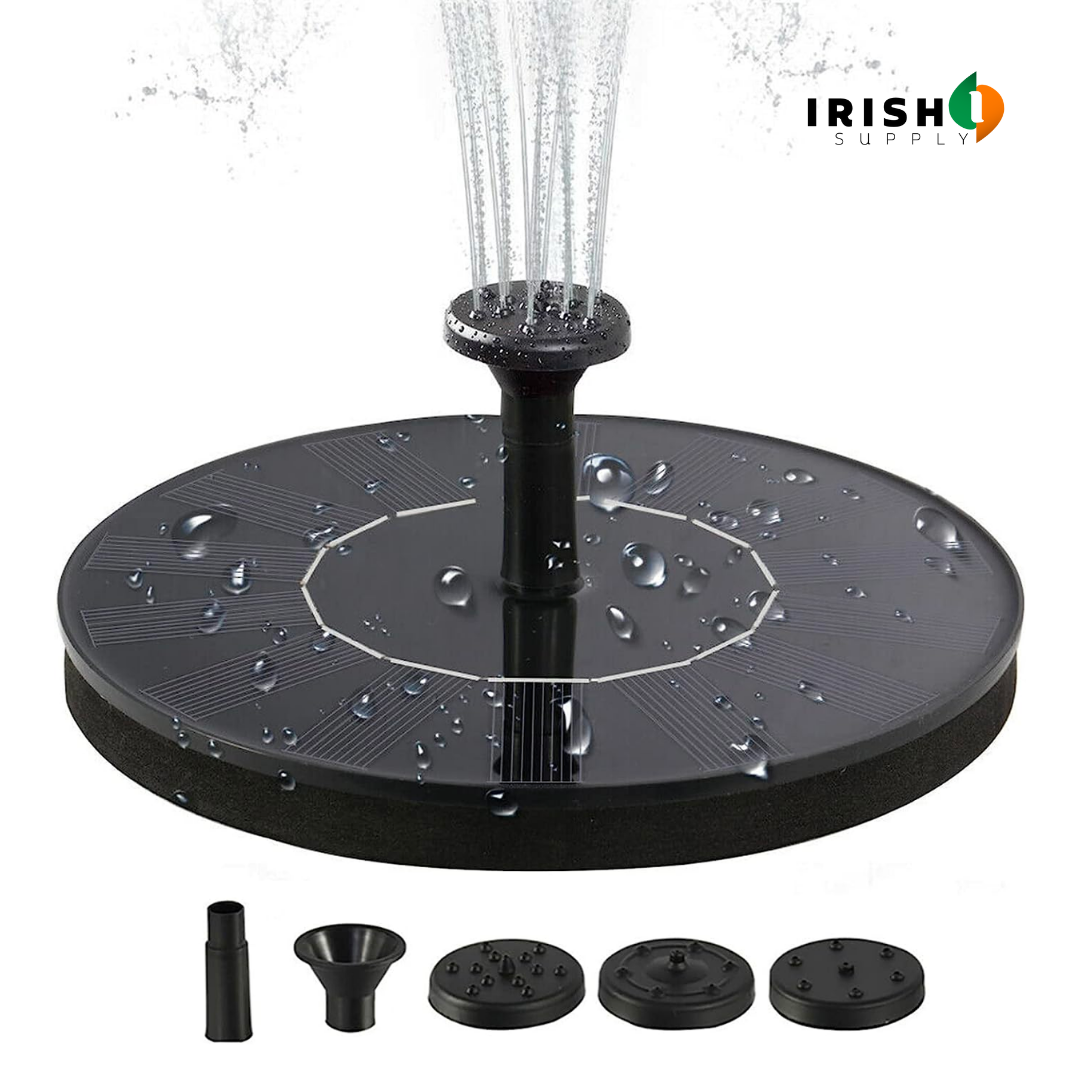 Solar Splash Bird Bath Fountain