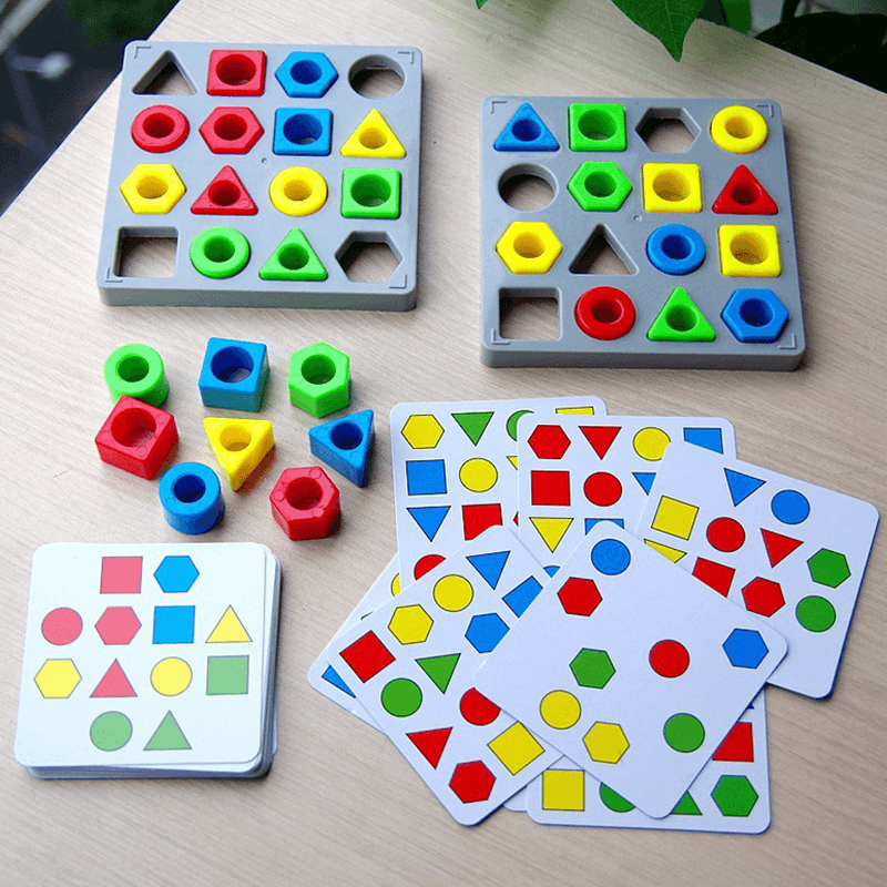 Colorful Shape Sorter Logic Game