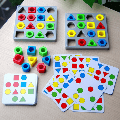 Colorful Shape Sorter Logic Game