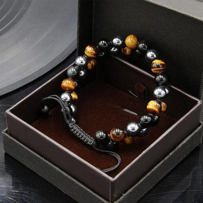 Triple Stone Protection Bracelet