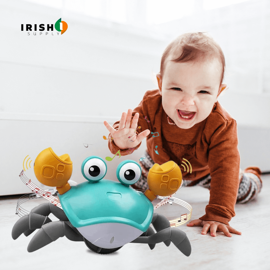 Fun Tummy Time Crawling Crab