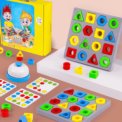 Colorful Shape Sorter Logic Game