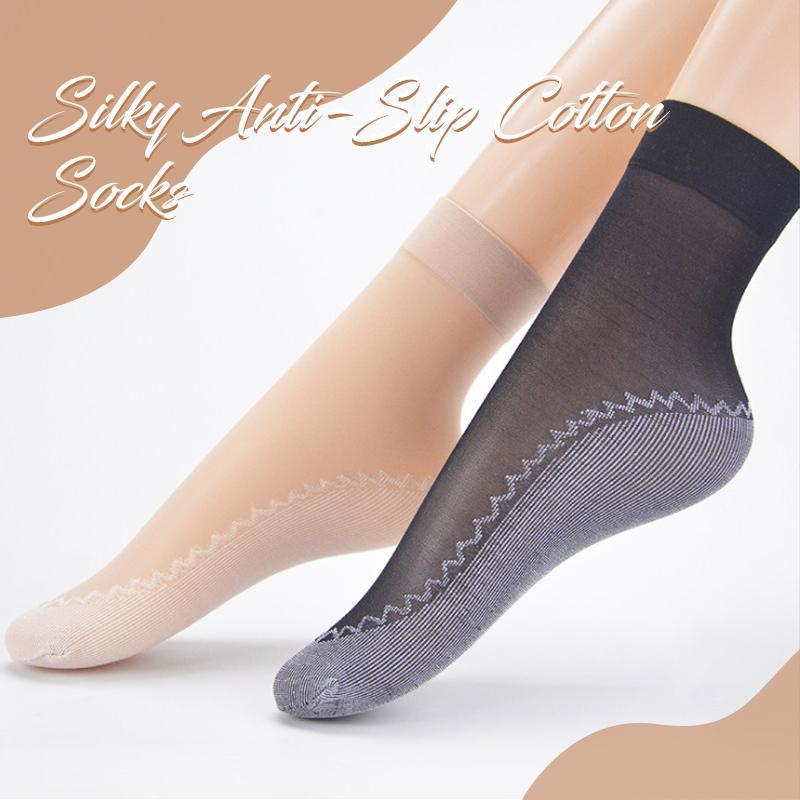 Silky Comfort Non-Slip Socks