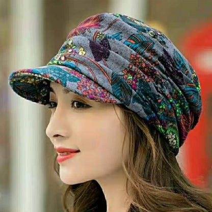 Warm Elastic Multi-Color Cap