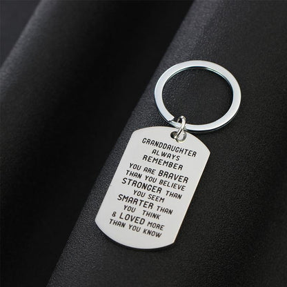 Inspirational Family Love Keychain