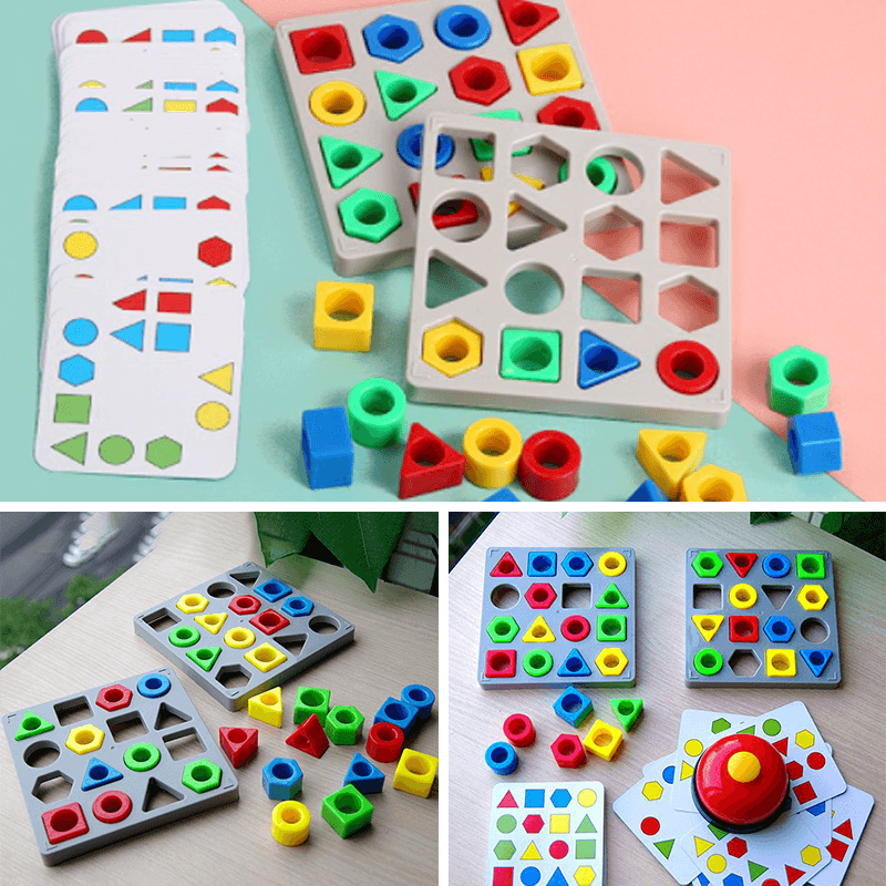 Colorful Shape Sorter Logic Game