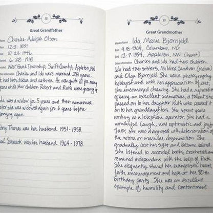 Family Heritage Keepsake Journal