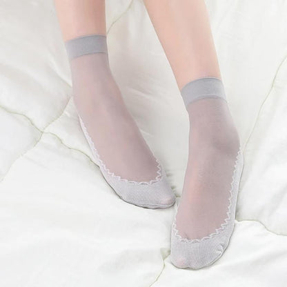 Silky Comfort Non-Slip Socks