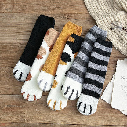 Cozy Cat Lover Socks