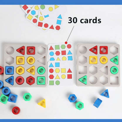 Colorful Shape Sorter Logic Game