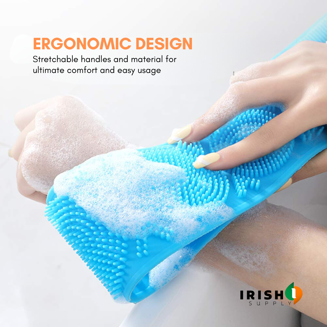 Easy Reach Silicone Bath Brush