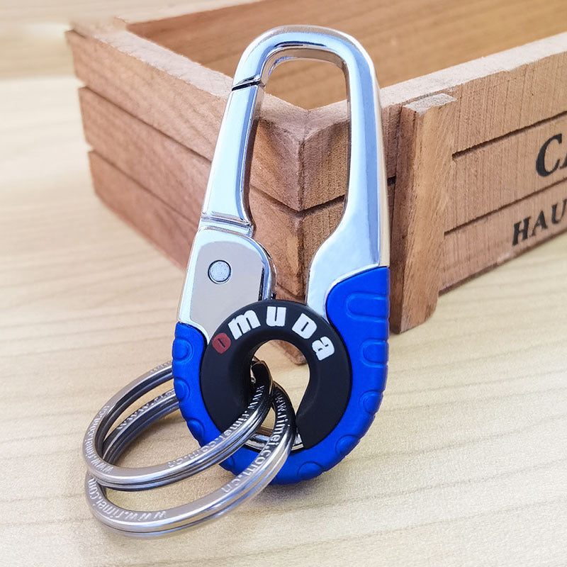 Durable Dual-Ring Car Keychain