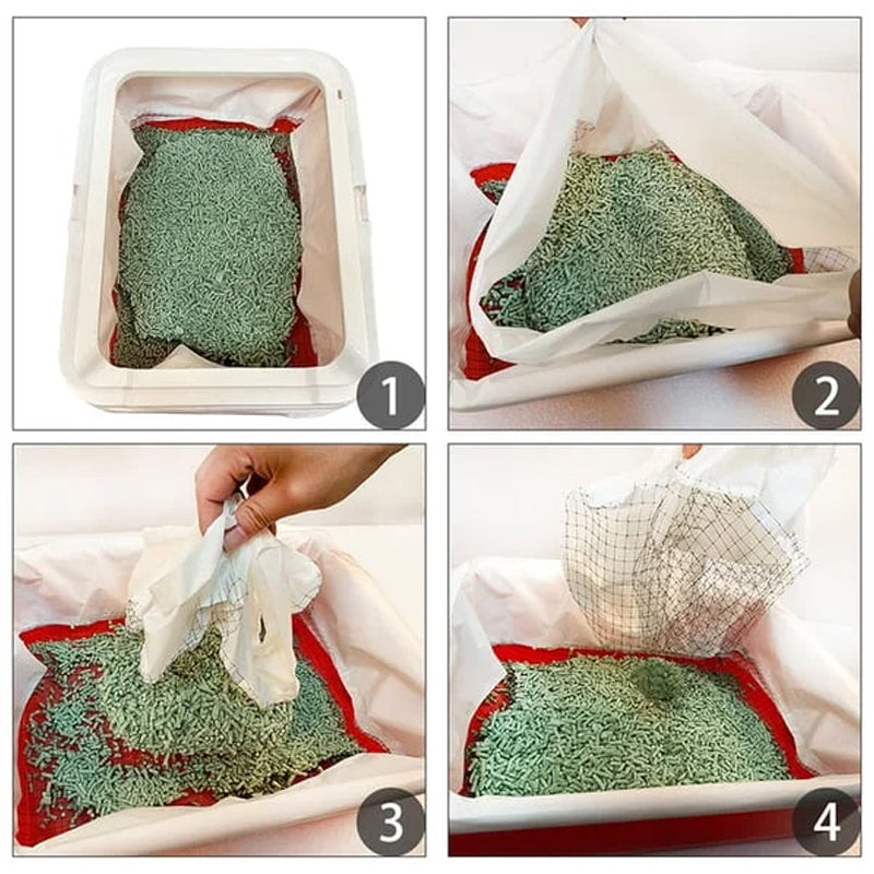 Easy Clean Cat Litter Liners