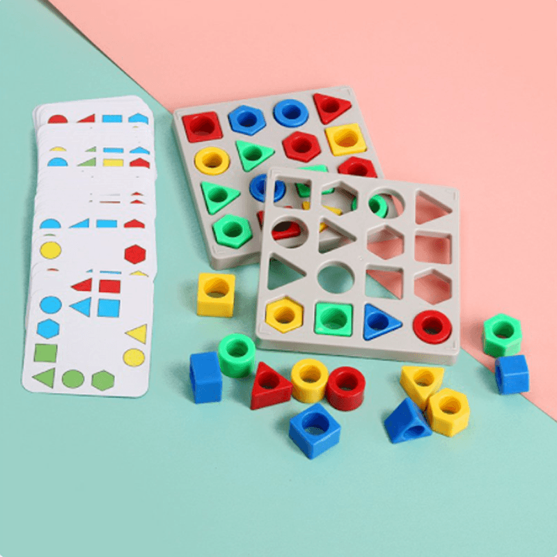 Colorful Shape Sorter Logic Game