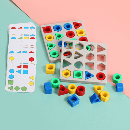 Colorful Shape Sorter Logic Game