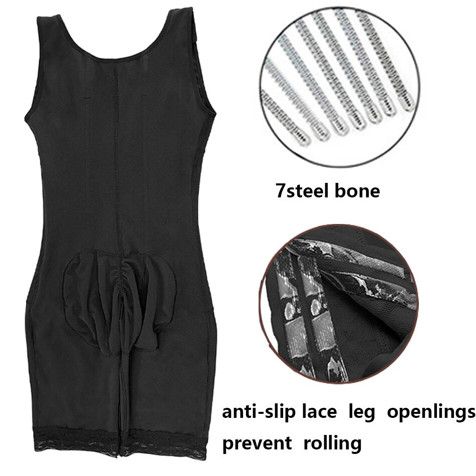 Slim & Shape Bodysuit with Anti-Roll Design