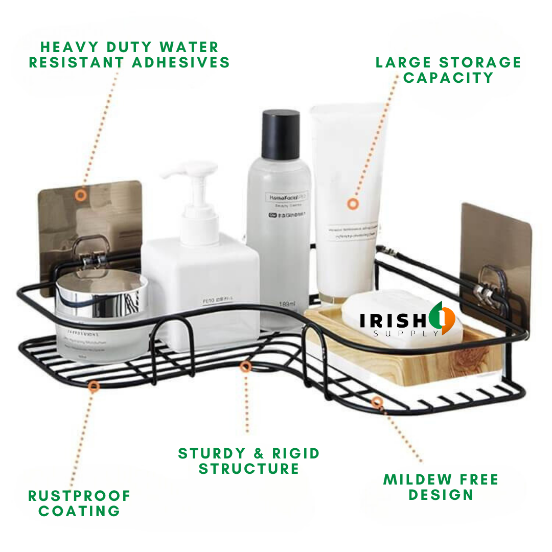 Easy Mount No-Drill Shower Shelf