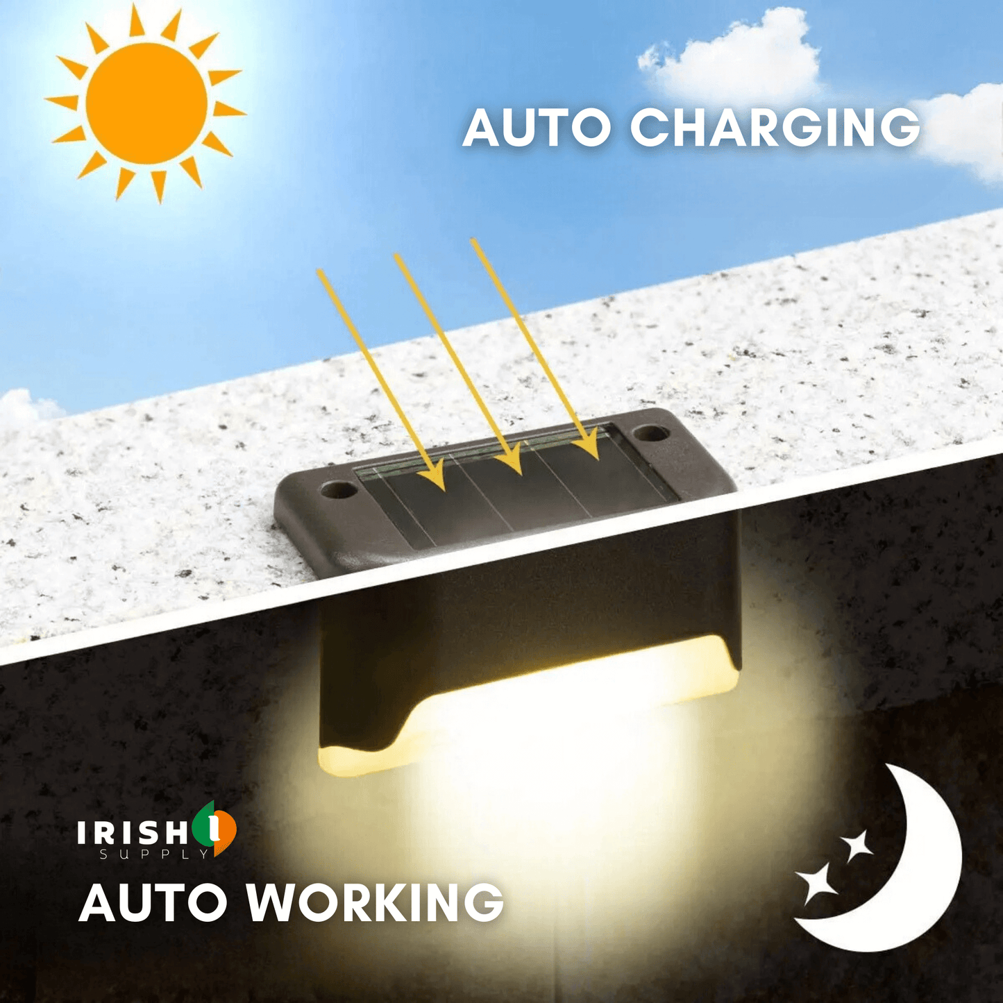 Solar Glow Easy-Install Garden Lights