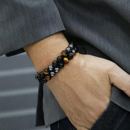 Triple Stone Protection Bracelet