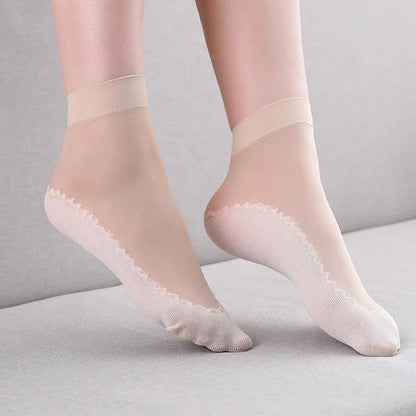 Silky Comfort Non-Slip Socks