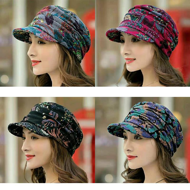 Warm Elastic Multi-Color Cap