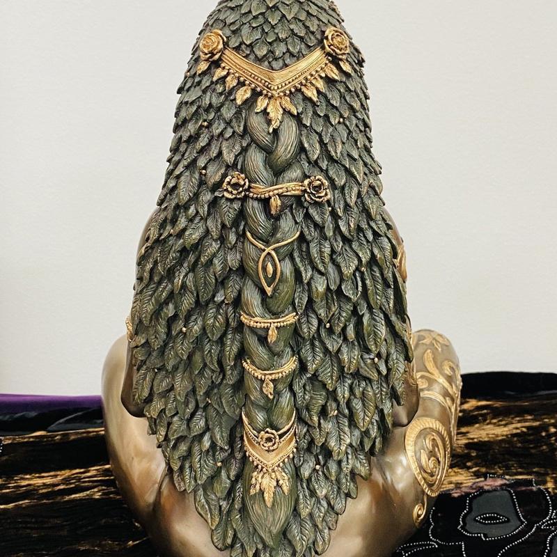 Earth Goddess Resin Sculpture