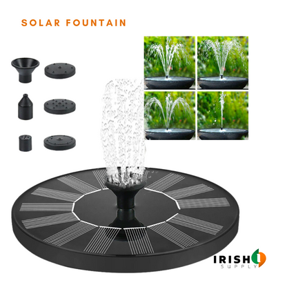 Solar Splash Bird Bath Fountain