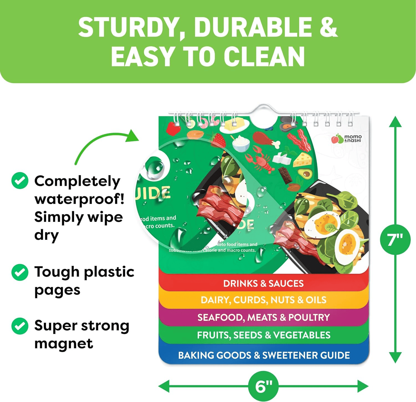 Easy Air Fryer Cooking Magnet Guide