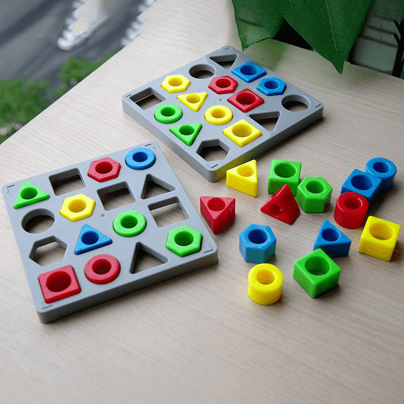 Colorful Shape Sorter Logic Game