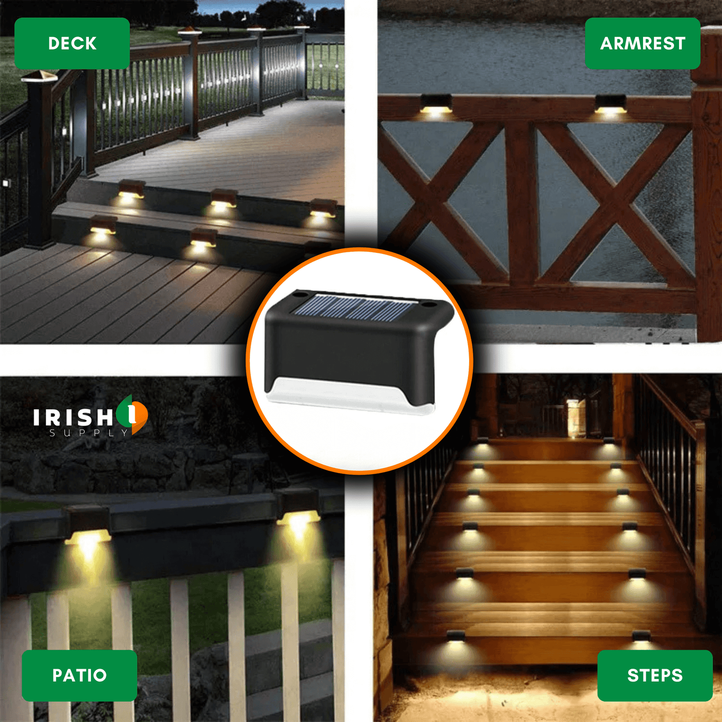 Solar Glow Easy-Install Garden Lights