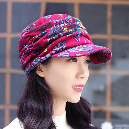 Warm Elastic Multi-Color Cap