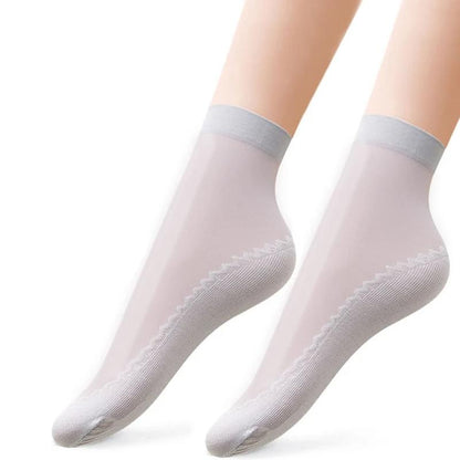 Silky Comfort Non-Slip Socks