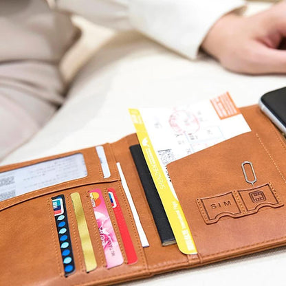 Secure Travel Passport Organizer Wallet