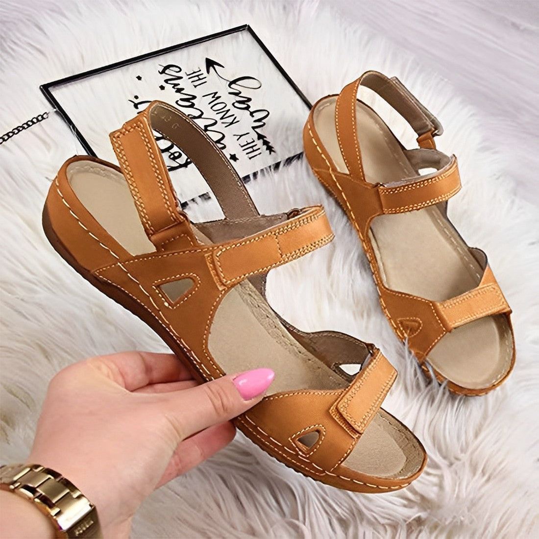 Comfort Step Vegan Sandals