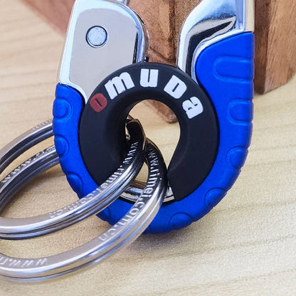 Durable Dual-Ring Car Keychain