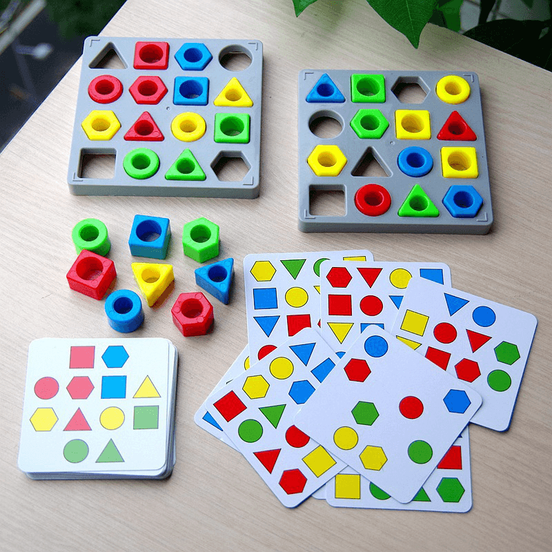 Colorful Shape Sorter Logic Game
