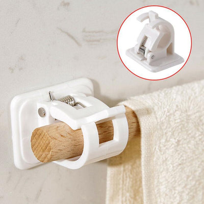 Easy Install Adhesive Curtain Rod Holders
