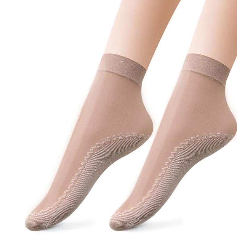 Silky Comfort Non-Slip Socks