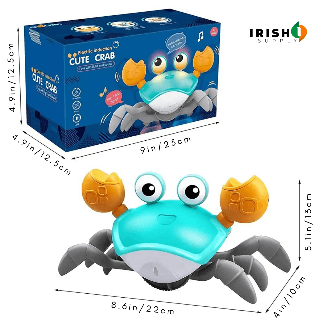 Fun Tummy Time Crawling Crab