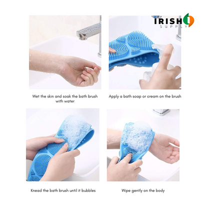 Easy Reach Silicone Bath Brush