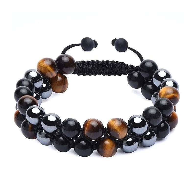 Triple Stone Protection Bracelet