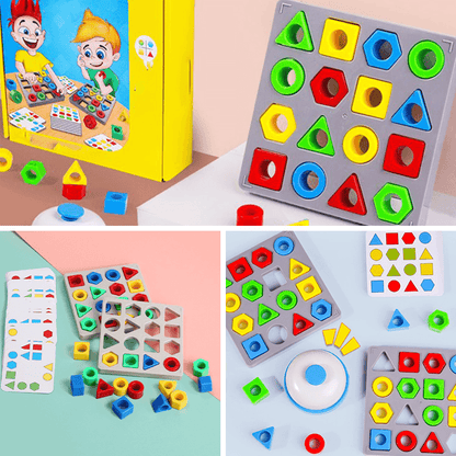 Colorful Shape Sorter Logic Game