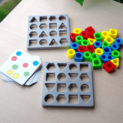 Colorful Shape Sorter Logic Game